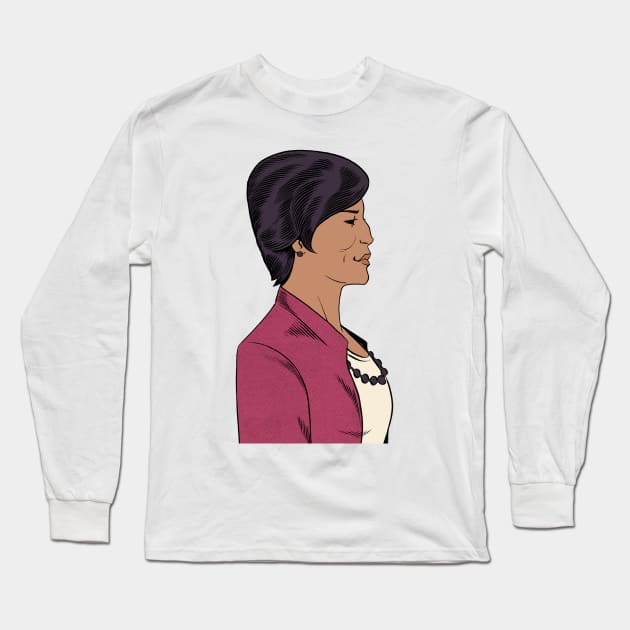 Muriel Bowser Long Sleeve T-Shirt by TwoSeventy (270)